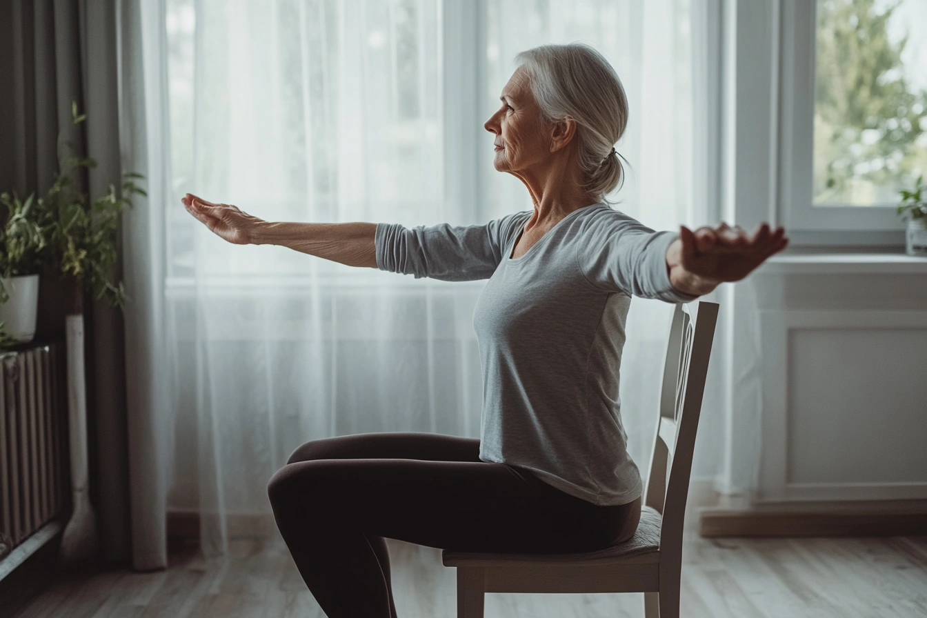 Ілюстрація вправи для покращення рівноваги